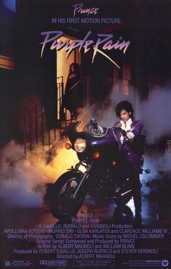 Póster de la película "Purple Rain" Póster de la película "Purple Rain"