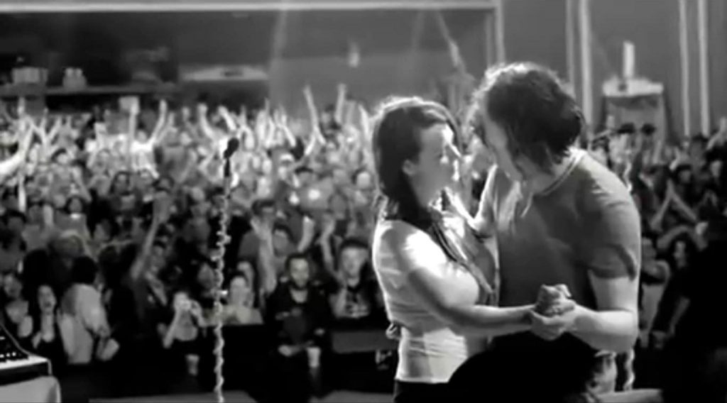 Jack y Meg White. Jack y Meg White.