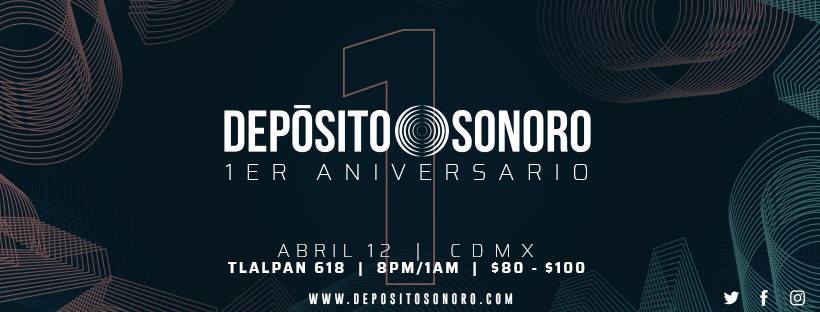 No te pierdas el 1er Aniversario de “Deposito Sonoro”