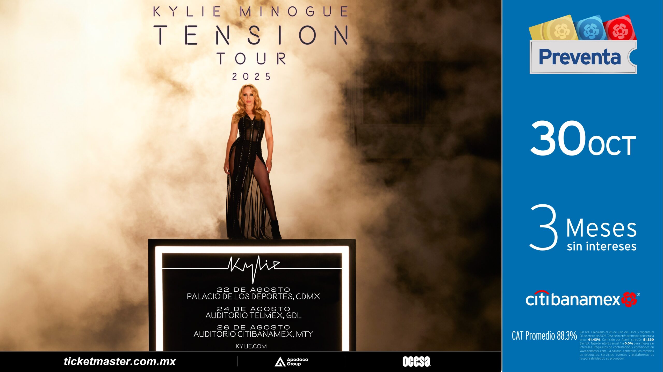 Kylie Minogue trae su TENSION TOUR a México en 2025 Digger.mx